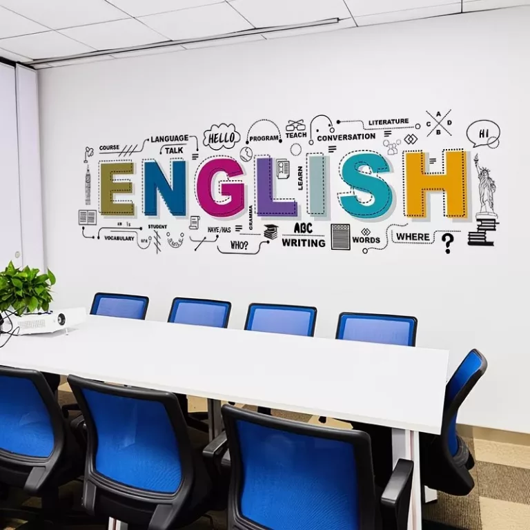 Плакат English